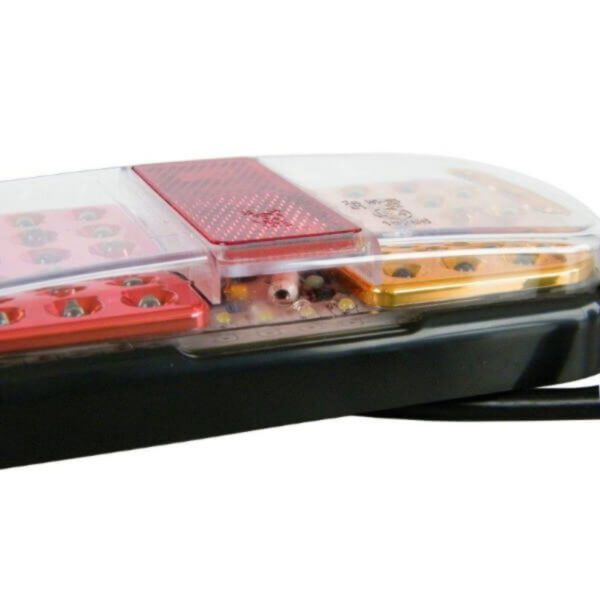 "160 x 80mm Submersible LED Tail Light Kit - Short Lead | Trailparts"