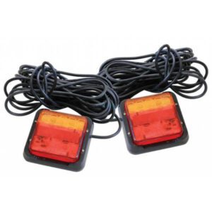 "120X125Mm Multivolt LED Tail Lamp Kit with NPL - Trailparts"