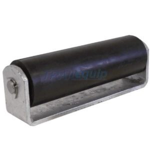 "200mm Galvanized Bracket Flat Roller Assembly - Trailparts"