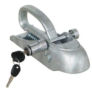 "Secure Your Cast Lever Couplings with Trailparts Chrome Coupling Lock Suits"