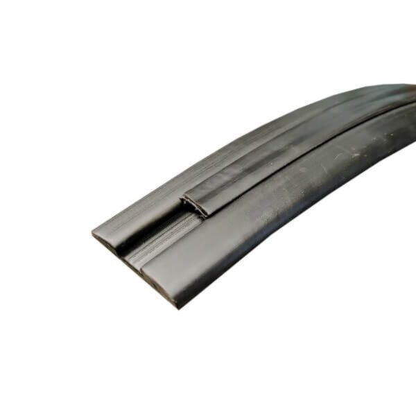 "50mm Wide Black Trailparts Skid Strip Grooved Profile - Durable & Reliable"