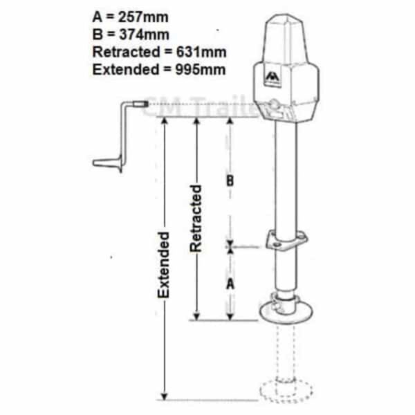 "Cm Trailers Attwood Electric Lifting Leg: Get the Power to Lift with Ease!"