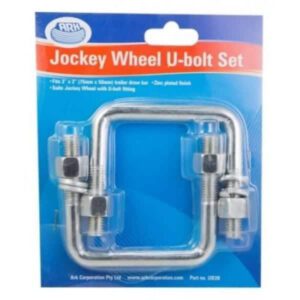 "75 x 50mm Swivel Ark Jockey Wheel U Bolt Set - Get Yours Now!"