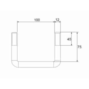 "100 x 50mm Swivel Ark Jockey Wheel U Bolt Set - Get Yours Now!"