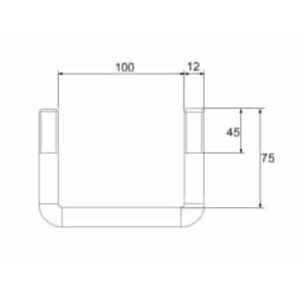 "100 x 50mm Swivel Ark Jockey Wheel U Bolt Set - Get Yours Now!"