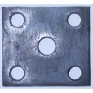 "Galvanised Fish Plate 10mm Thick - 5/8" U-Bolt - Alko Quality"