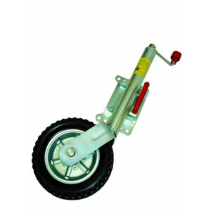 "Alko 10" Solid Tyre Jockey Wheel with Swivel Clamp | 623660 | High Quality & Durable"