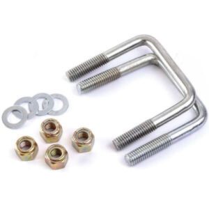 "Alko Jockey Wheel U Bolt Set 75 X 50 - Durable & Secure Trailer Attachment"