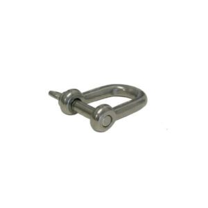 "23mm Stainless Steel Dee Shackle with Safe-T-Pin | Trailparts"