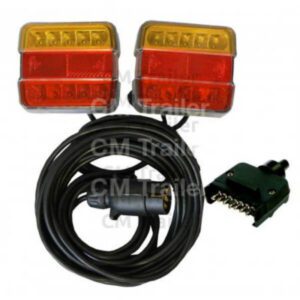 "LED Magnetic Tow Lamp Kit for CM Trailers: Illuminate Your Towing Experience"
