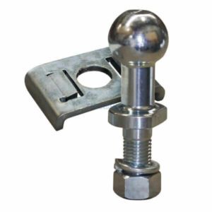 "2000kg Zinc Plated Trailparts Towball Hi-Rise 50mm x 3/4" with Retainer"