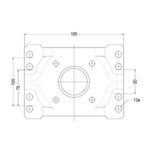 "Ark 8 Hole Swivel Clamp: Securely Hold Your Projects in Place"