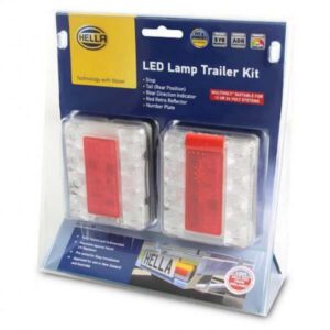 "Hella LED Flush Mount Front Position/End Outline Lamp - Brighten Your Vehicle's Exterior"