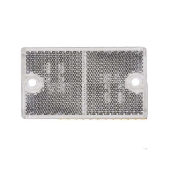 Narva 84025Bl Clear Retro Reflector 72 X 43mm - Dual Fixing Holes for Maximum Visibility