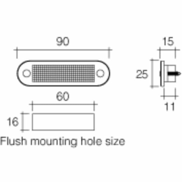 Narva 87602 10-30V LED Courtesy Strip Lamp - Brighten Your Home or Office!
