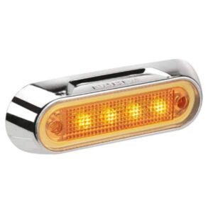 Amber Narva 90822 10-30 Volt L.E.D Front End Outline Marker Lamp - Illuminate Your Vehicle!