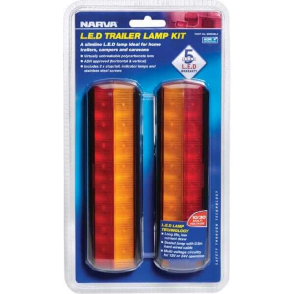 Narva 93812Bl 10-30V LED Slimline Stop/Tail & Direction Indicator Lamp | Bright & Durable Lighting