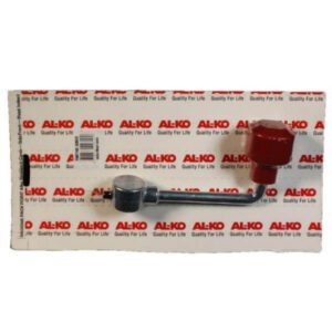 "Alko Jockey Wheel Handle with Grub Screw - Secure Your Trailer with Ease!"