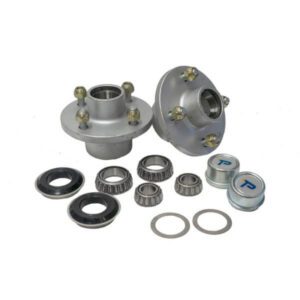 "Trailparts H5010E Hub - 1500Kg Galvanized 4x4"x7/16" E - Durable & Reliable Hubs for Off-Road Adventures!"