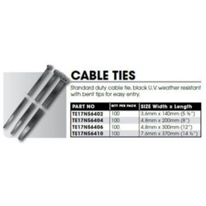 "CM Trailer Cable Tie Packs: Durable, Reusable Cable Ties for Secure Fastening"