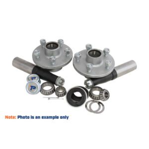 "1750kg/pr 5x4 1/2 39mm Stub End Hub Set - Trailparts"