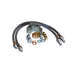 "Trailparts Brake Hose Kit: Hyd Disc, Stainless Hoses, 1 Axle Braked"