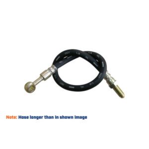 "480mm Long Steel-Ended Male/Banjo Trailparts Brake Hose - Quality & Durability"