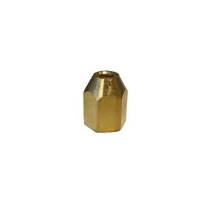 "3/8" Unf Brass Female Flare Nut | Trailparts B3193B | High Quality & Durable