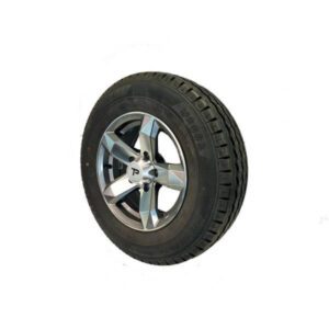 "185R14C KANTANA GUNMETAL Trailparts Rim/Tyre - 850kg Rated"