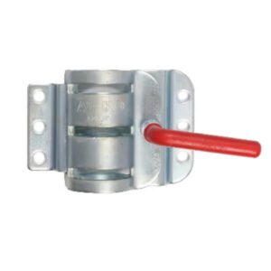 "AL-KO 629915 Jockey Wheel Double Clamp Bracket: Removable 6 Hole Bolt-on/Weld-On Caravan"