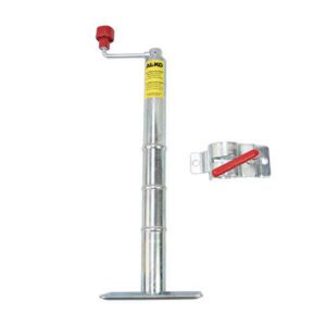 "AL-KO Trailer Jockey Stand 20" 400kg Load Capacity 292mm-542mm Extension Zinc With Clamp #622120"