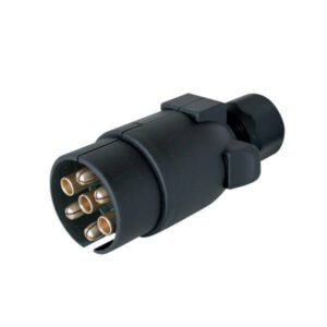 Narva 82185Bl 7 Pin Large Round Plastic Quickfit Trailer Plug - Durable & Easy to Install