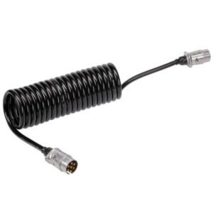 Narva 82500 7 Core 4mm 3.6m Long 2 Short Tails with Fitted Plugs - Electrical Cable for Professional Use