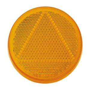 "Amber 65mm Diameter Narva 84006Bl Retro Reflector with Fixing Bolt"