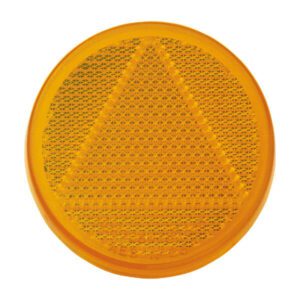 "Amber 65mm Diameter Narva 84006Bl Retro Reflector with Fixing Bolt"