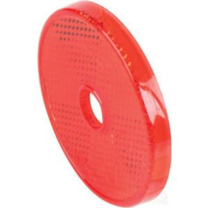 "Narva 84012Bl Clear Retro Reflector 60mm Diameter with Central Fixing Hole"