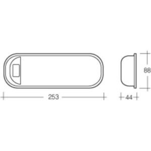 "Narva 87340 12V 13W Fluorescent Interior Lamp with On/Off/Door Switch - Brighten Your Home!"