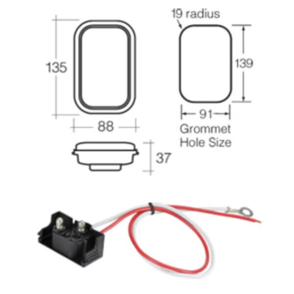 Narva 94534 Stop/Tail Light LED 9-33V - Bright, Durable & Reliable Lighting