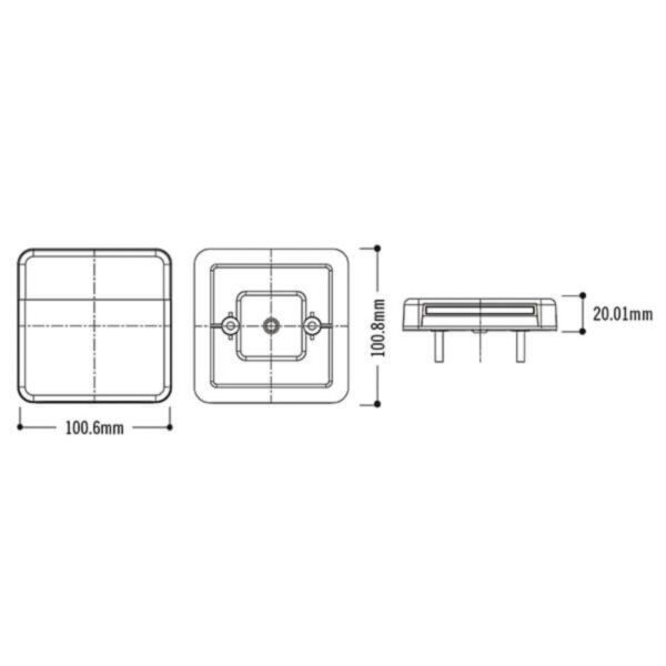 "Brighten Your Trail with Cm Trailers LED Tail Lamp Combo BL1501"