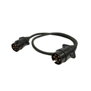 "Trailparts 7 Pin Round 1m Lead | Durable & Reliable 7 Pin Round Connector"