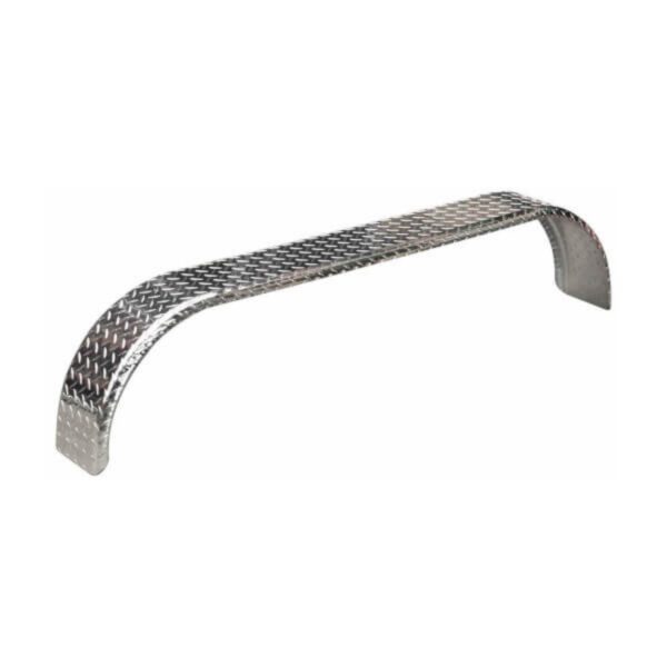 "Trailparts 230x1500mm Round Alloy Guard: Durable & Lightweight Protection"