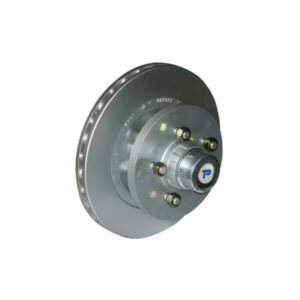 "Trailparts 290mm Cast Iron Disc Vented 2500kg Hub Kit 5 x 4 1/2" - Heavy Duty Hub Kit for Off-Road Vehicles