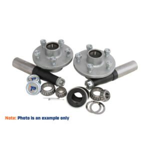 "1750kg Hub Stub Set 5x4 1/2" 55mm Stub End - Trailparts Quality Parts"