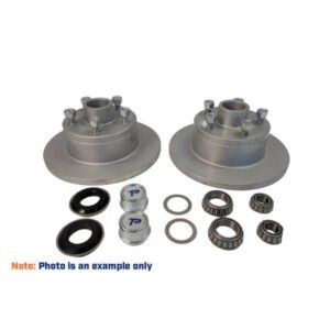 "260mm Disc Hub Kit 1750kg Galv 5 x 4 1/2" - Heavy Duty Trailparts for Off-Road Adventures