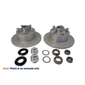 "260mm Disc Hub Kit 1750kg Galv 5 x 4 1/2" - Heavy Duty Trailparts for Off-Road Adventures