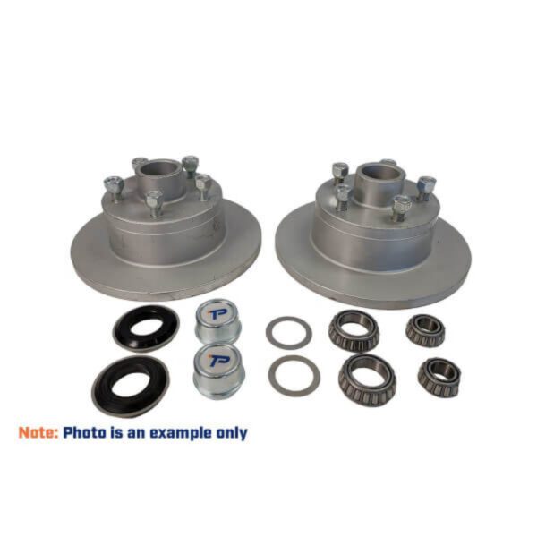 "260mm Disc Hub Kit 1750kg Galv 5 x 4 1/2" - Heavy Duty Trailparts for Off-Road Adventures
