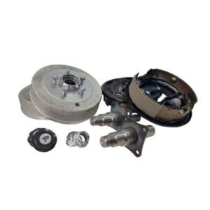 "Trailparts 10" Unihub Hydraulic Drum 1800kg HSS 5x4 1/2" - Heavy Duty Hub for Maximum Load Capacity