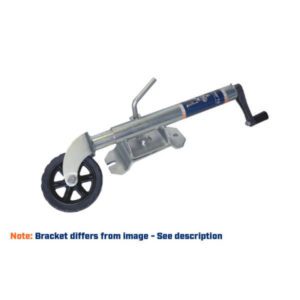 "Trailparts 6" Plastic Jockey Wheel with 150kg U-Bolt - Heavy Duty & Durable"