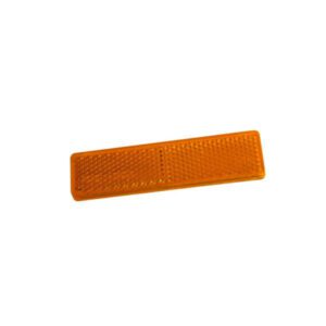 "Amber ADR Reflector 28x70mm: Self-Adhesive Trailparts Reflector for Maximum Visibility"