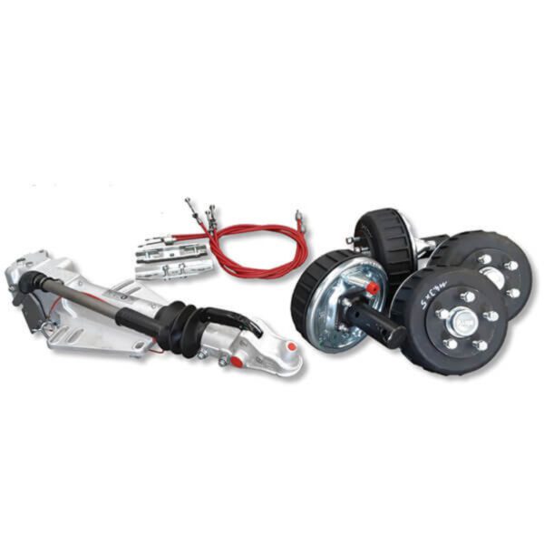 "Heavy-Duty ALKO 3500kg Euro Tandem Trailer Coupling - Get Yours Now!"